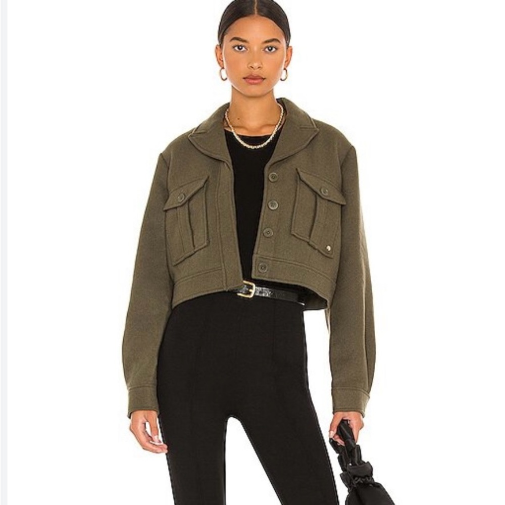Anine Bing Dallas Cropped Wool Jacket XS - BNWT